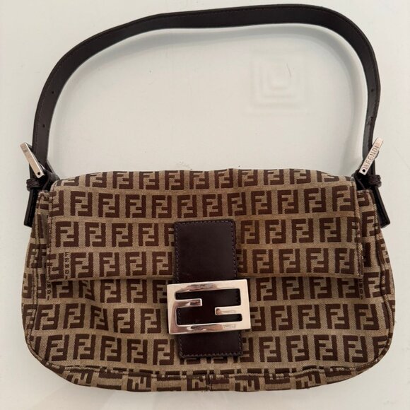 Fendi Zucca Shoulder Bag - Picture 1 of 16